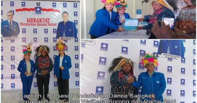 Serius Maju Pilwakot Sorong, Dance Sangkek Orang Pertama Kembalikan Berkas Pendaftaran ke PAN