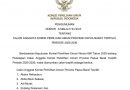 KPU RI tetapkan Lima Calon Komisioner KPU Papua Barat Terpilih Periode 2025 – 2030