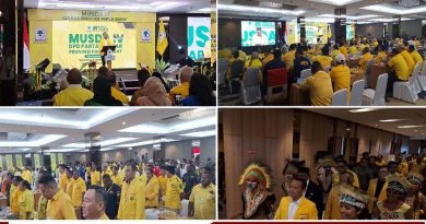 Buka Musda IV Golkar Papua Barat, Bahlil : ‘Jangan Baku Tipu, Segera Konsolidasi Kebawah’
