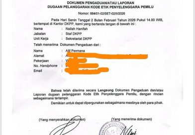 Diduga Ambil Alih Hak Partai, 5 Anggota KPUD Bintuni Dilaporkan ke DKPP