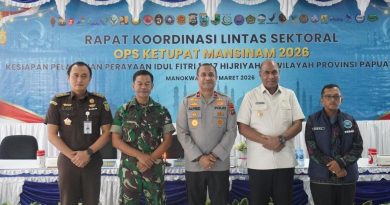 Perkuat Sinergi Operasi Ketupat Mansinam 2026, Polda Papua Barat Gelar Rakor Linsek
