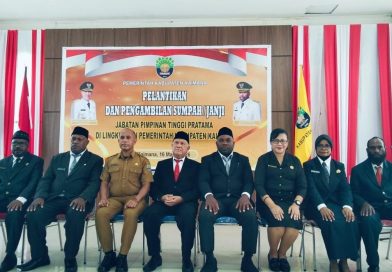 Kantongi Pertek BKN, Empat Pejabat Eselon II di Lingkup Pemkab Kaimana di Lantik, Ini Harapan Bupati Hasan!