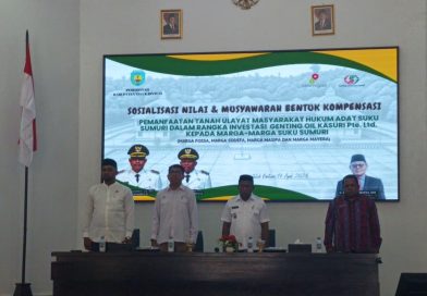 Bersama GOKPL, Wabup Buka Sosialisasi dan Musyawarah Bentuk Kompensasi Tanah Ulayat Masyarakat adat Suku Sumuri