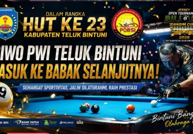 Tiga Kali Raih Kemenangan, Atlet PWI Teluk Bintuni Masih ‘Kokoh’ di Turnamen Open Billiard Dandim Cup I 2026