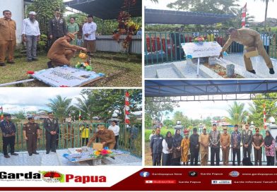 Refleksi Hari Jadi Kabupaten ke -23, Bupati dan Wabup Teluk Bintuni Pimpin Forkopimda Ziarah Makam