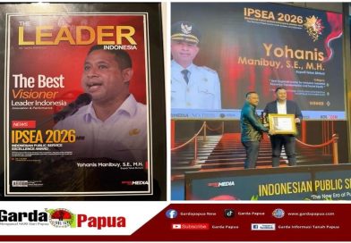 Bupati Teluk Bintuni Yohanis Manibuy Raih Penghargaan Pemimpin Daerah Terbaik Ajang IPSEA 2026