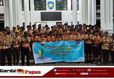 Lepas Kontingen Pramuka Jambore Nasional XII 2026 ke Cibubur, Bupati Dorong Generasi Teluk Bintuni Kreatif dan Siap Menghadapi Tantangan