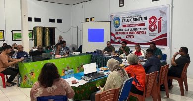Sekda Teluk Bintuni Pimpin Rapat Pemantapan dan Koordinasi Persiapan HUT RI ke-81