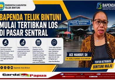 Optimalkan Pengelolaan Aset Daerah, Bapenda Teluk Bintuni Tertibkan Los Pasar Tunggak Sewa
