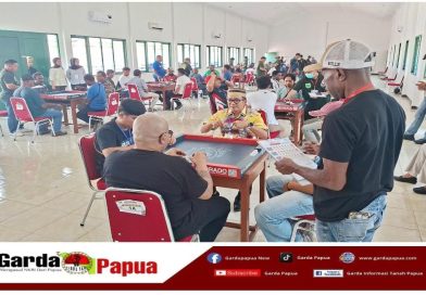 Open Turnamen ORADO (101), 128 Pasang Atlet Beradu Strategi di Aula Kodim 1801/Manokwari