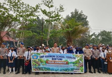 Sat Polairud Bintuni Edukasi 100 Siswa SMP Harmoni Soal Keselamatan Bahari