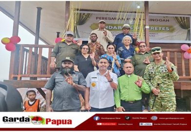 Bersumber dari DBH dan Otsus, Janji Bupati Yohanis Manibuy Benahi Infrastruktur Pendidikan dan Keagamaan di Kampung Yakati Terealisasi