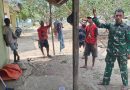 Rumah Lazarus Mandacan, Warga Kampung Yamboi Dibenahi Satgas TMMD ke-130