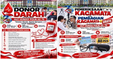 Jelang HUT ke-75 tahun 2026 Humas Polri, Bidhumas Polda Papua Barat Gelar Bakti Kesehatan bagi Masyarakat